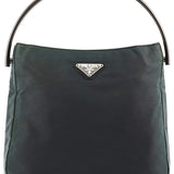 Prada B7514 Green Tessuto Grafite Metal Handle Mini Bag