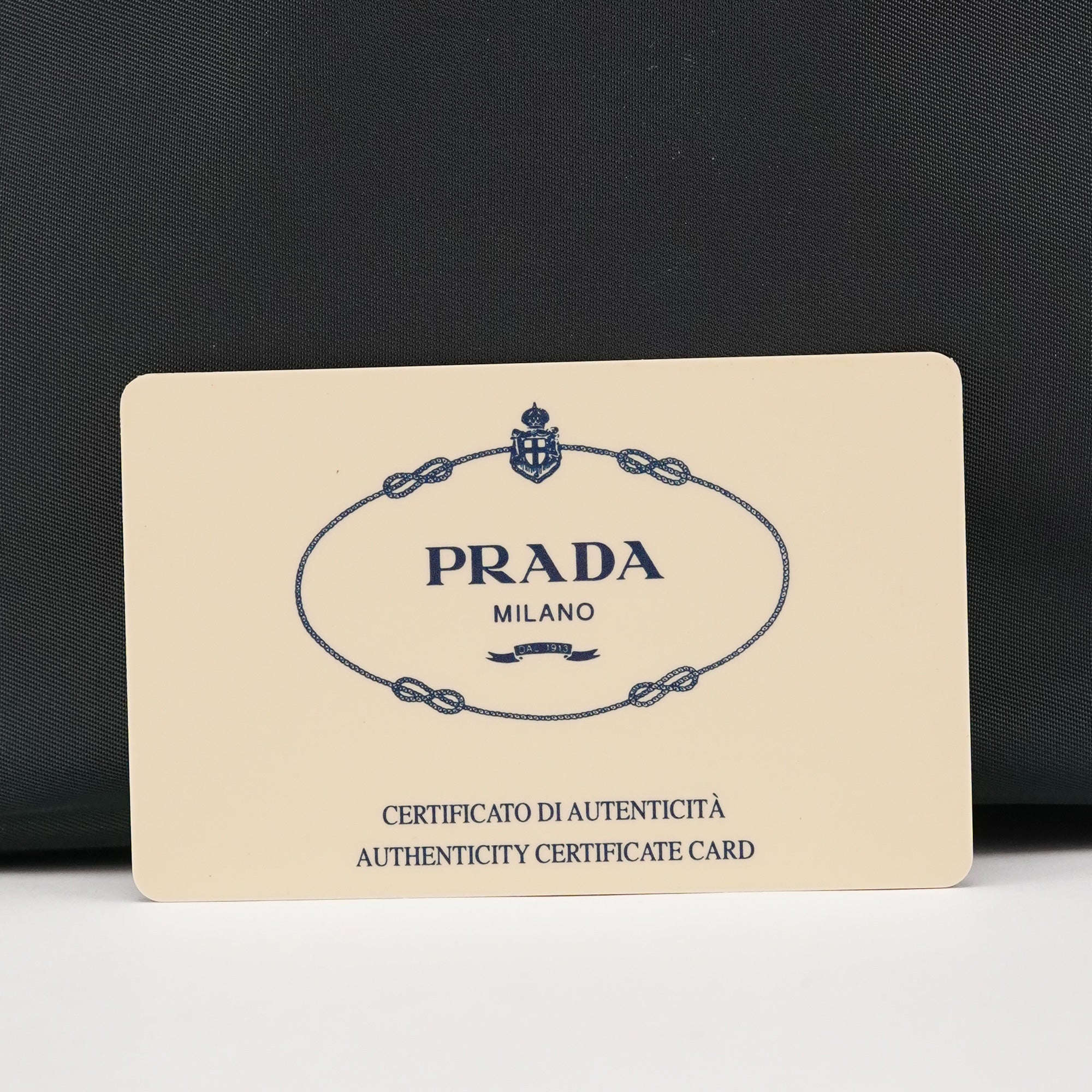 Prada B7514 Green Tessuto Grafite Metal Handle Mini Bag