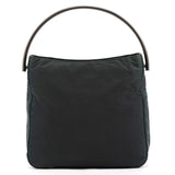 Prada B7514 Green Tessuto Grafite Metal Handle Mini Bag