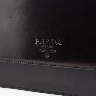 Prada B7521 Brown Vitello Sport Top Handle Bag