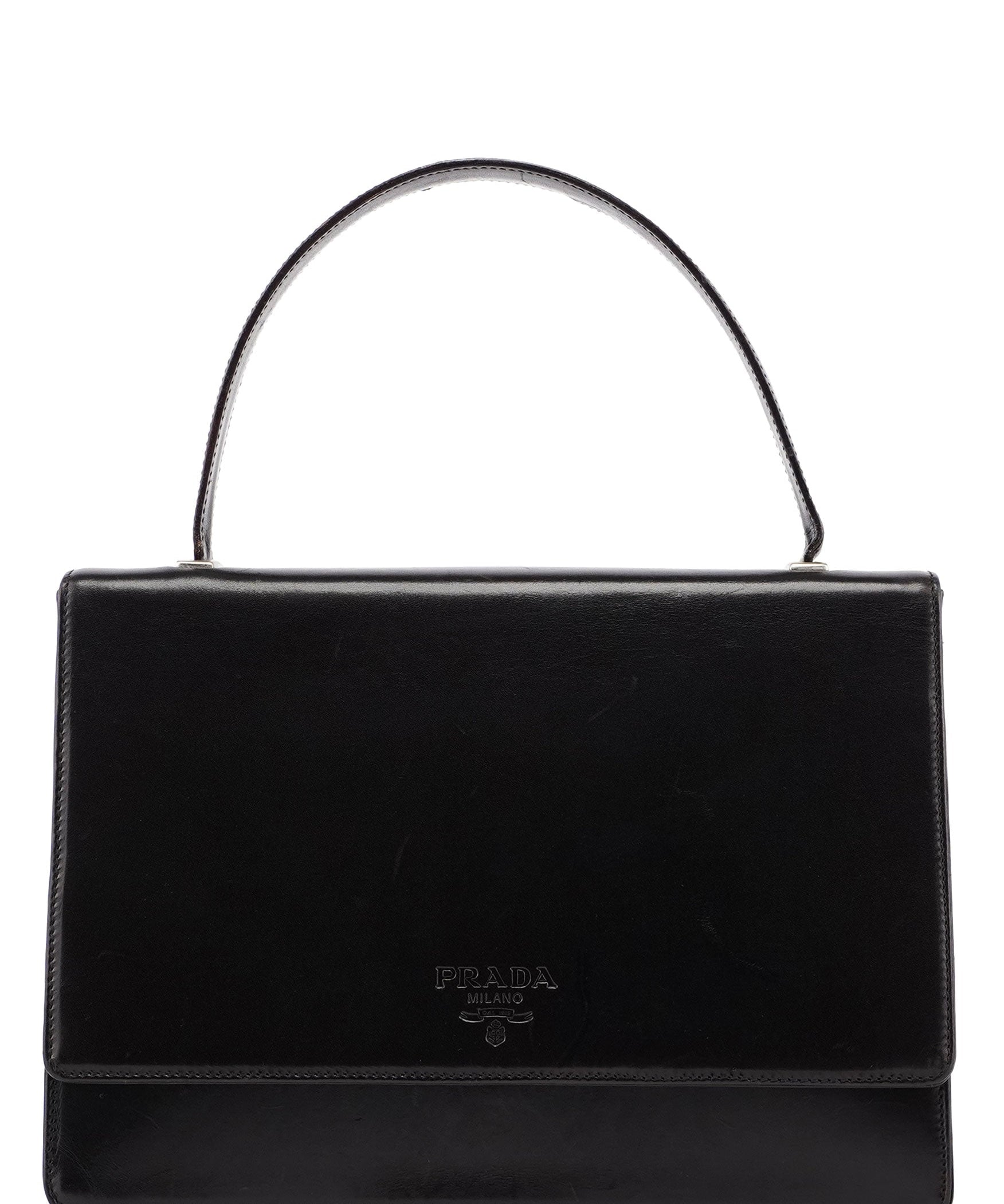 Prada B7521 Brown Vitello Sport Top Handle Bag