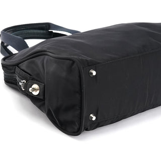 Prada B7562 Black Tessuto Diligenza Tote Bag