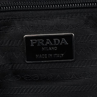 Prada B7562 Black Tessuto Diligenza Tote Bag