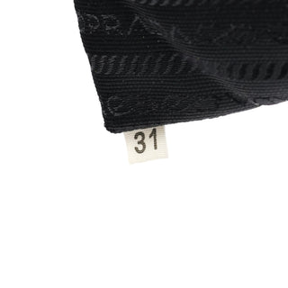 Prada B7562 Black Tessuto Diligenza Tote Bag