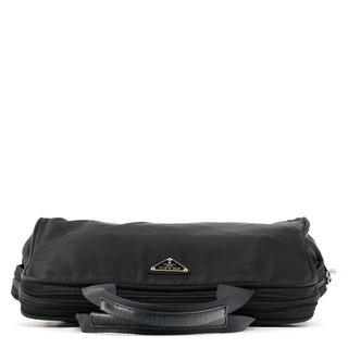Prada B7562 Black Tessuto Diligenza Tote Bag