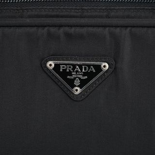 Prada B7562 Black Tessuto Diligenza Tote Bag
