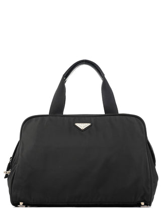Prada B7562 Black Tessuto Diligenza Tote Bag