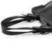 Prada B7710 Black Calfskin Clutch Tote Bag