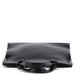 Prada B7710 Black Calfskin Clutch Tote Bag