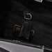 Prada B7710 Black Calfskin Clutch Tote Bag