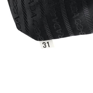 Prada B8353 Dark Green Tessuto Impuntu Chain Strap Tote Bag