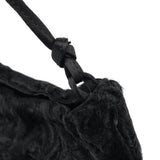 Prada B8661 Black Breitschwanz Fur Mini Bag