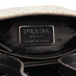 Prada B8791 Beige Canapa Sport 2-Way Bag