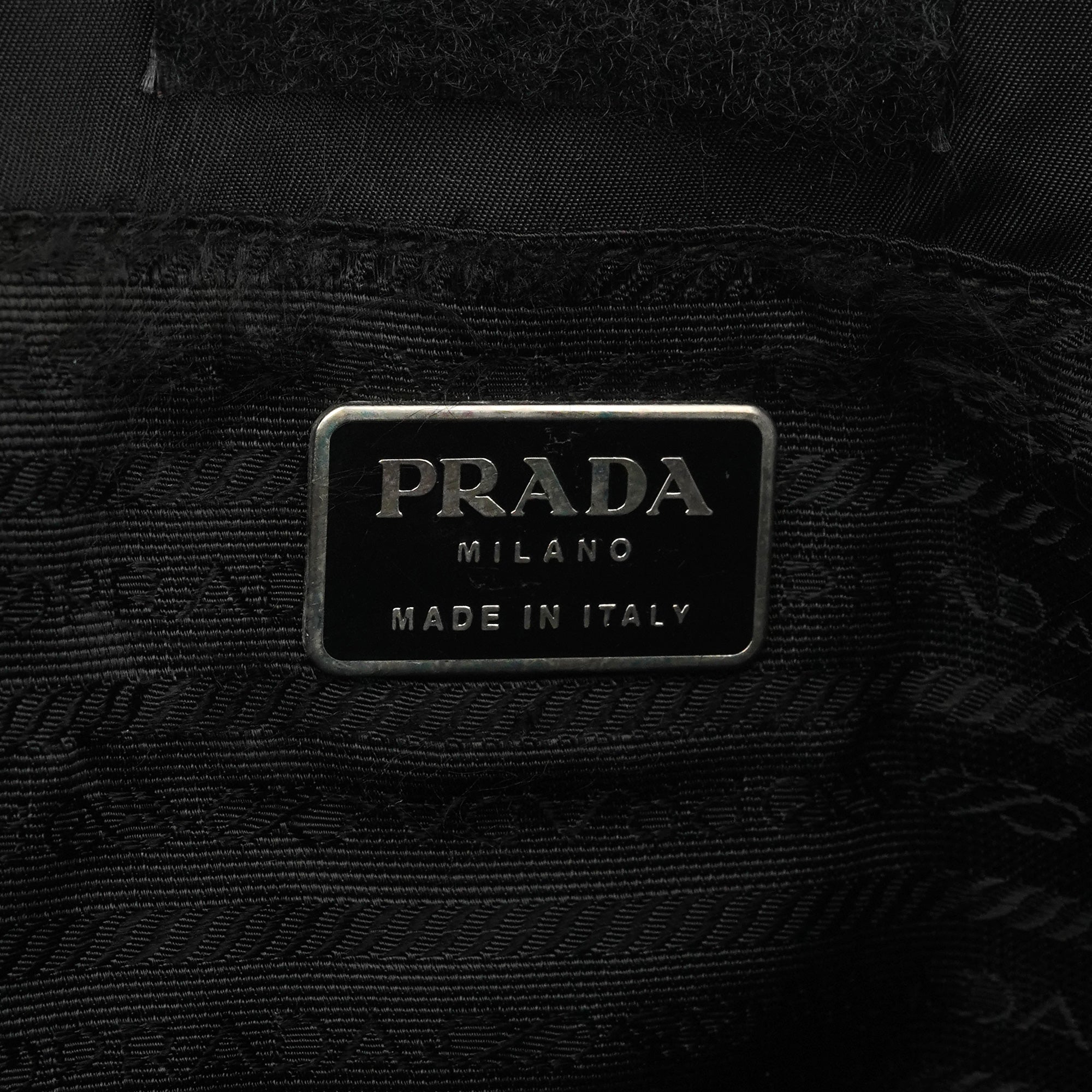 Prada B8959 Black Tessuto Vela Nylon Tote Bag