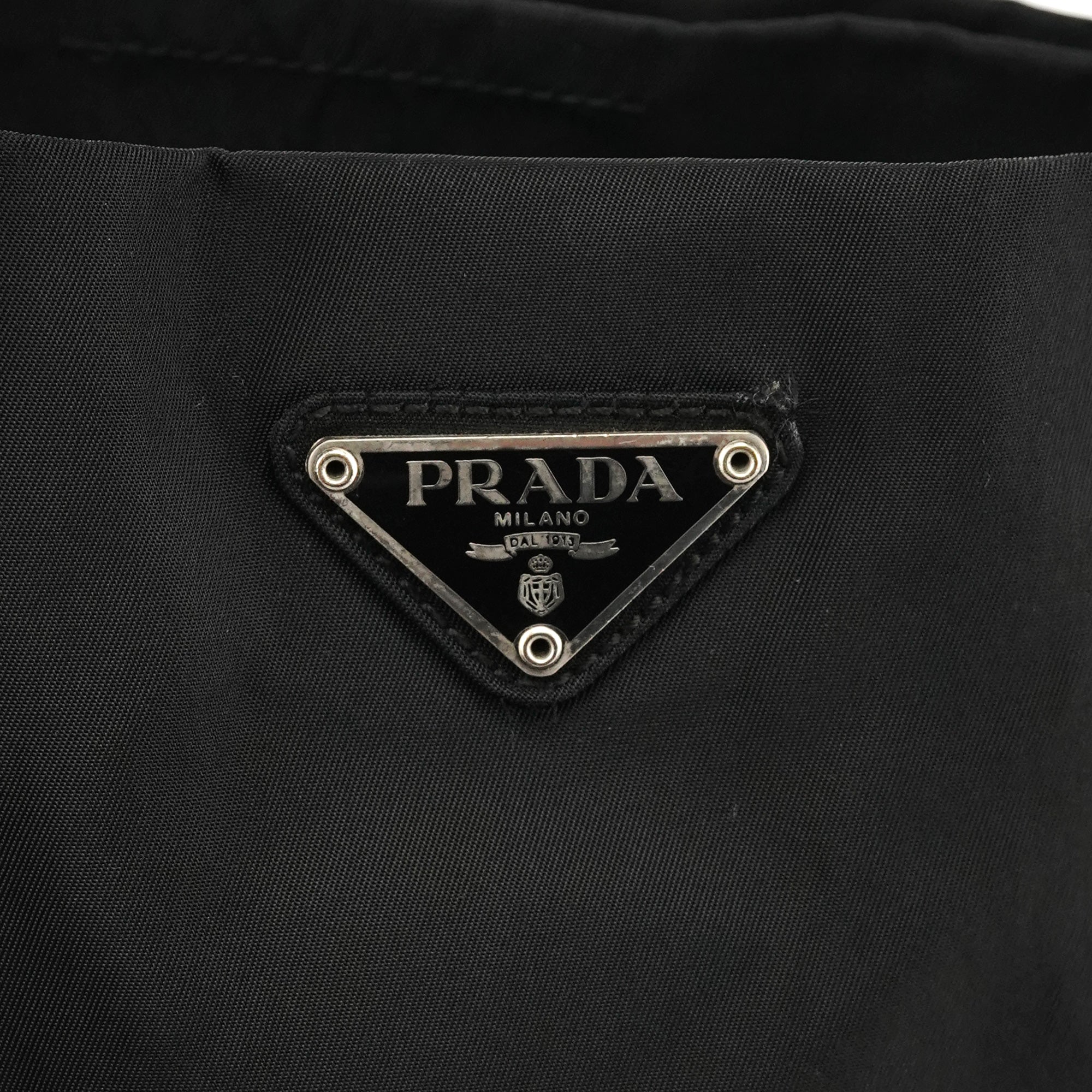 Prada B8959 Black Tessuto Vela Nylon Tote Bag