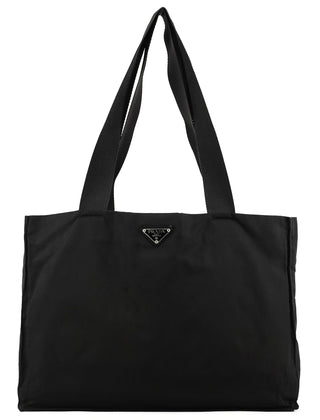 Prada B8959 Black Tessuto Vela Nylon Tote Bag
