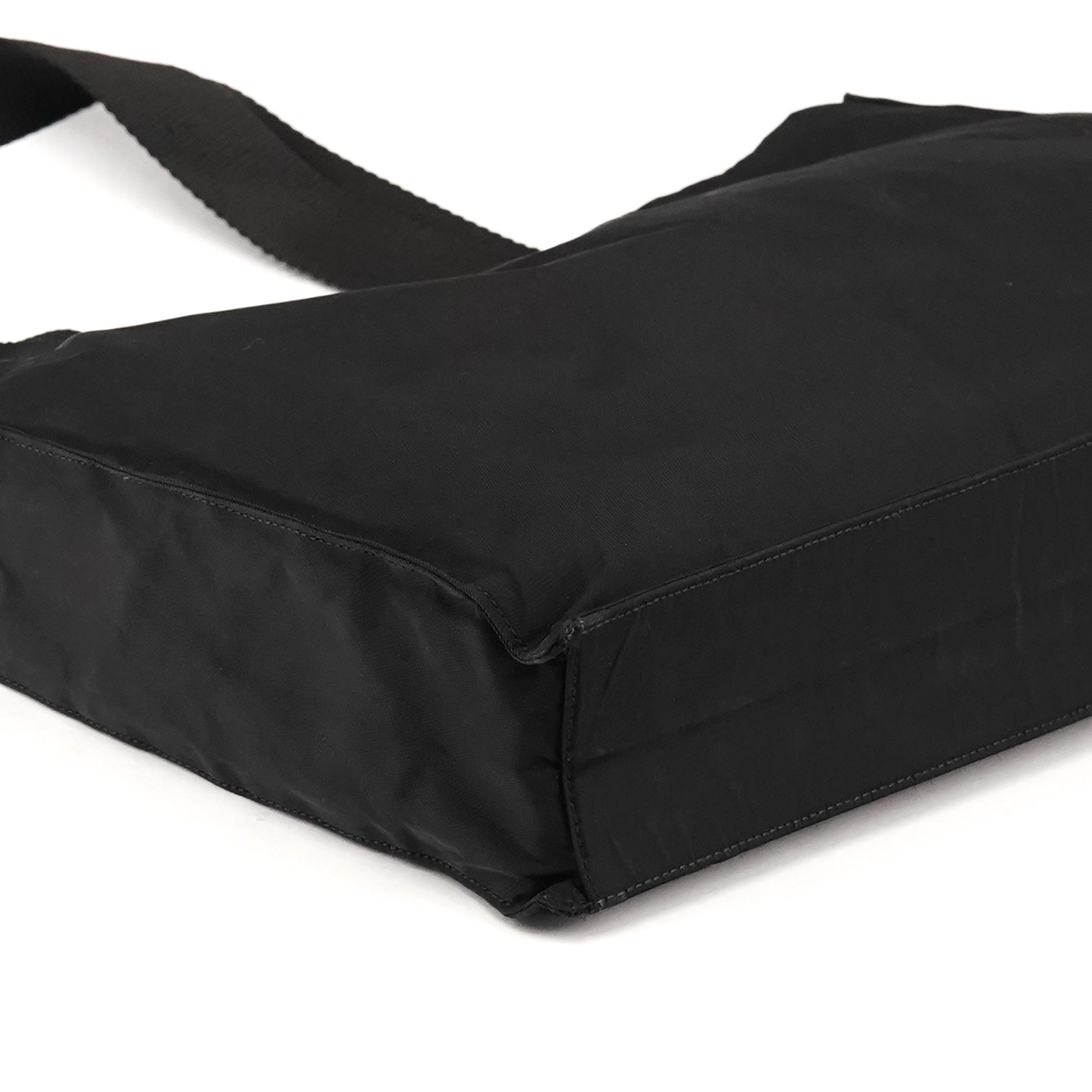 Prada B8959 Black Tessuto Vela Nylon Tote Bag