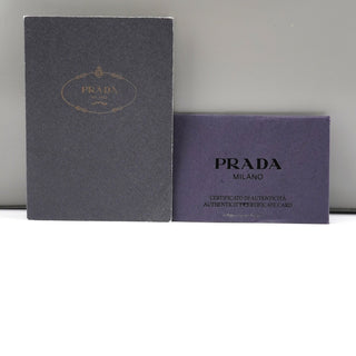 Prada B9002 Grey Calfskin Leather Shoulder Bag