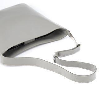 Prada B9002 Grey Calfskin Leather Shoulder Bag