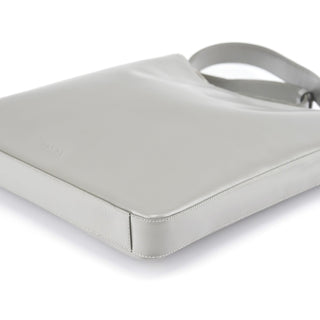 Prada B9002 Grey Calfskin Leather Shoulder Bag