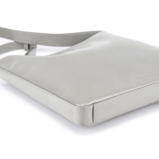 Prada B9002 Grey Calfskin Leather Shoulder Bag