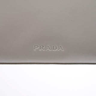 Prada B9002 Grey Calfskin Leather Shoulder Bag