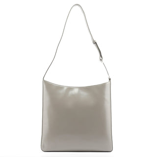 Prada B9002 Grey Calfskin Leather Shoulder Bag