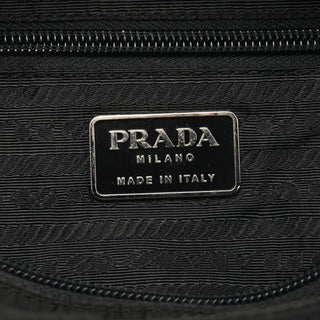 Prada B9225 Black Tessuto Impuntu Nylon Tote Bag