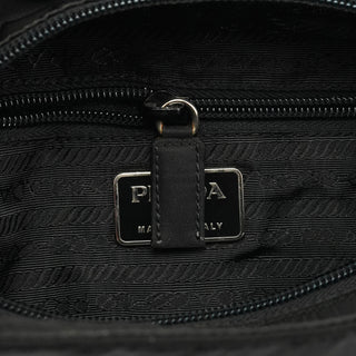 Prada B9225 Black Tessuto Impuntu Nylon Tote Bag