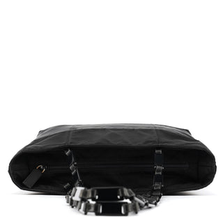 Prada B9225 Black Tessuto Impuntu Nylon Tote Bag