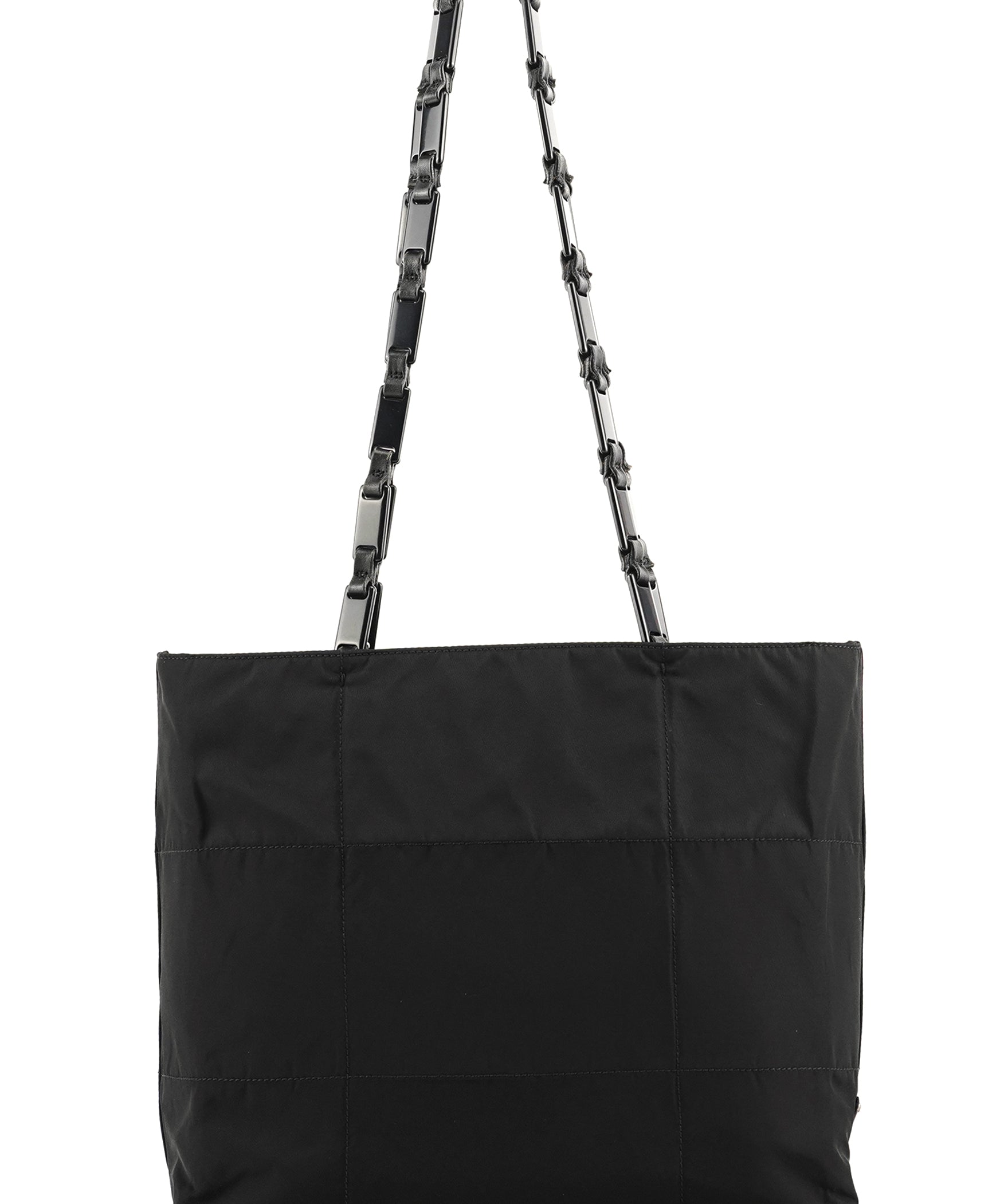 Prada B9225 Black Tessuto Impuntu Nylon Tote Bag