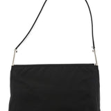 Prada B9230 Tessuto Spazzolato skuldertaske i sort nylon