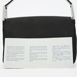 Prada B9231 Dark Green Tessuto Spazzolato Shoulder Bag