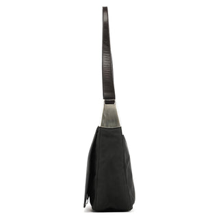 Prada B9231 Dark Green Tessuto Spazzolato Shoulder Bag