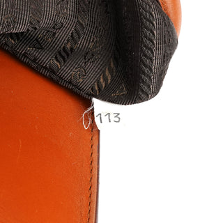 Prada B9262 Cognac Calf Leather Tote Bag