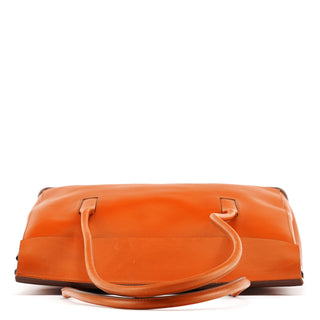 Prada B9262 Cognac Calf Leather Tote Bag