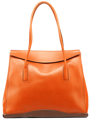 Prada B9262 Cognac Calf Leather Tote Bag