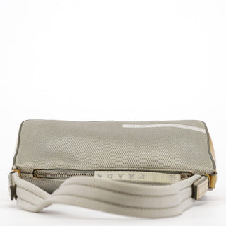 Prada B9936 Silver Bike Lux Shoulder Bag