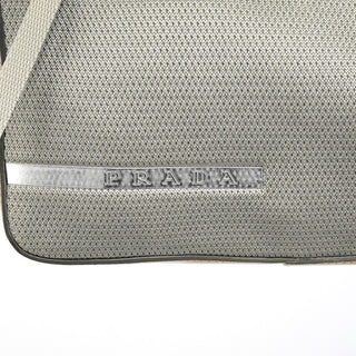 Prada B9936 Silver Bike Lux Shoulder Bag