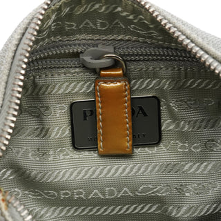 Prada B9936 Silver Bike Lux Shoulder Bag