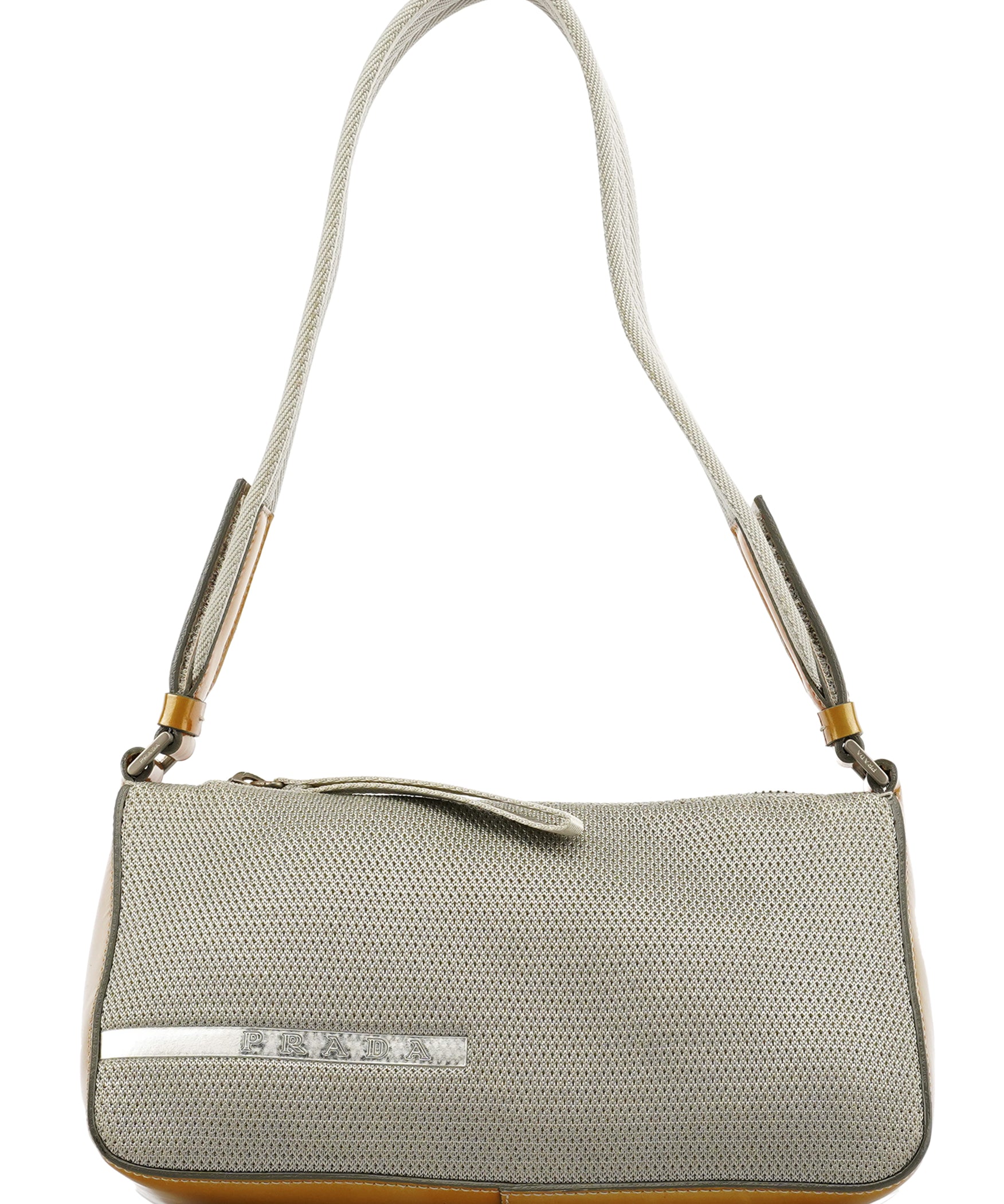 Prada B9936 Silver Bike Lux Shoulder Bag