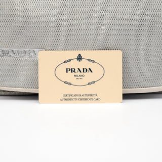 Prada B9937 1999 Silver Mesh Sport Shoulder Bag