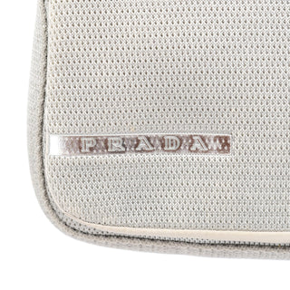 Prada B9937 1999 Silver Mesh Sport Shoulder Bag