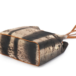 Prada Beige Abstract Print Tessuto Nylon Tote Bag