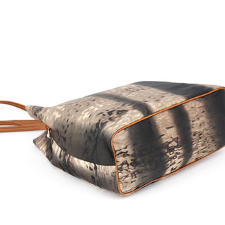 Prada Beige Abstract Print Tessuto Nylon Tote Bag