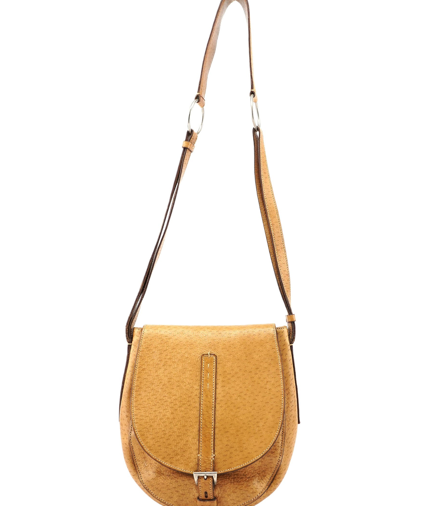 Prada Beige Belt Shoulder Bag