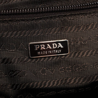 Prada Beige Brown Spazzolato Handbag