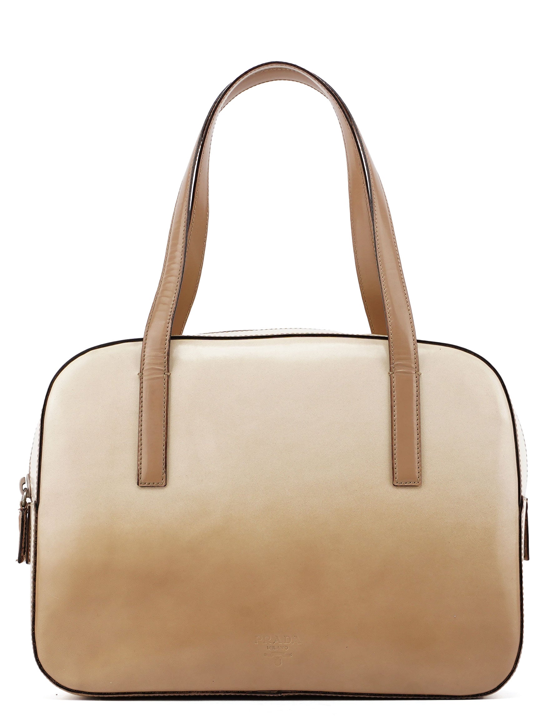 Prada Beige Gradient Spazzolato Tote Bag