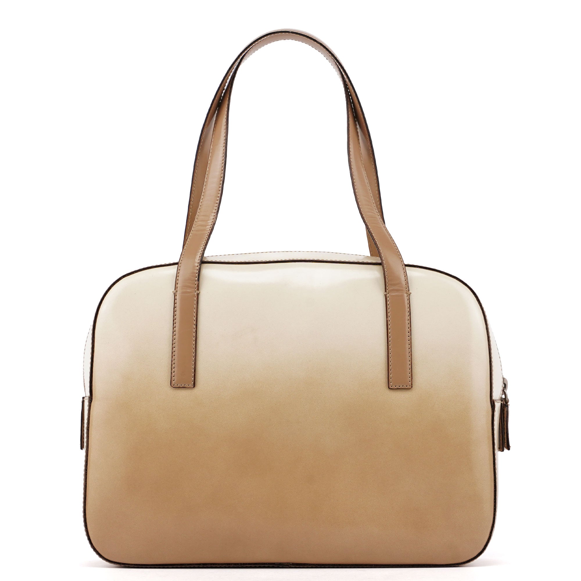 Prada Beige Gradient Spazzolato Tote Bag