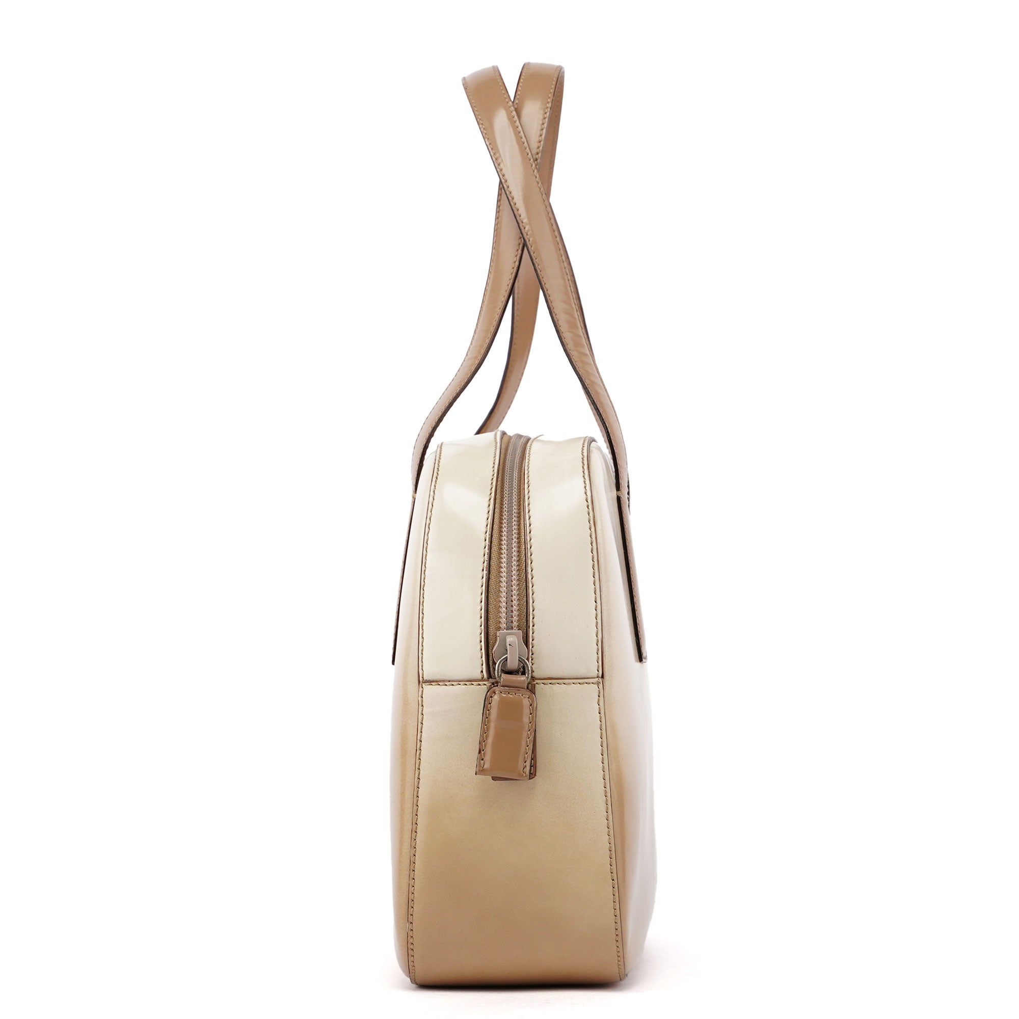 Prada Beige Gradient Spazzolato Tote Bag